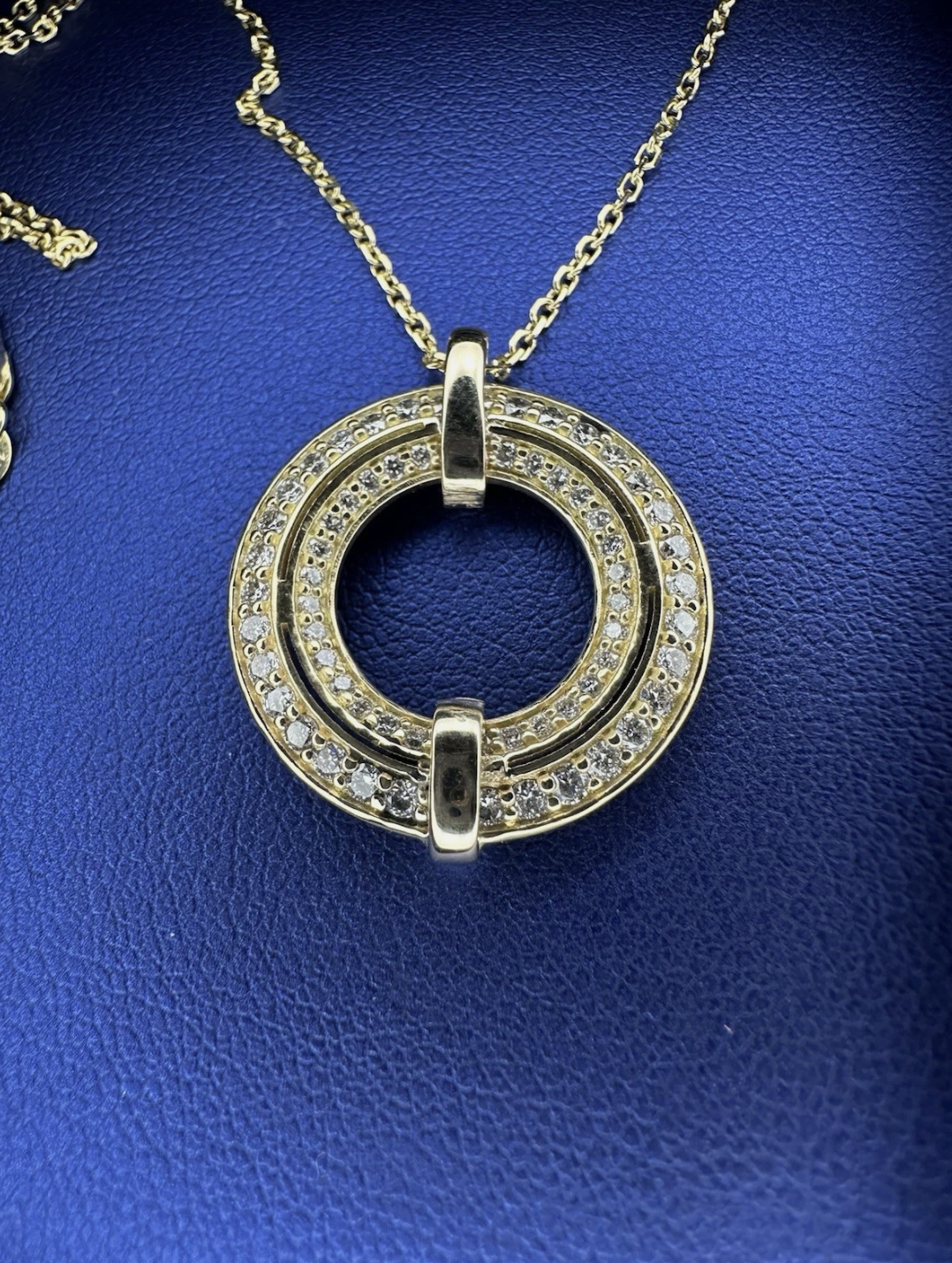 Classy, for Every Occasion Pendant 14k, Yellow Gold And Diamonds